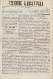 Dziennik Warszawski. R.2, nr 47 (28 lutego 1865)