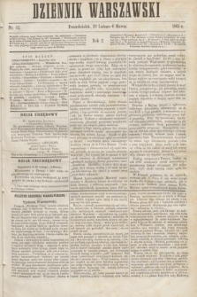 Dziennik Warszawski. R.2, nr 52 (6 marca 1865)