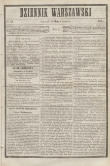 Dziennik Warszawski. R.2, nr 121 (1 czerwca 1865)