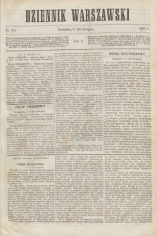 Dziennik Warszawski. R.2, nr 184 (20 sierpnia 1865)