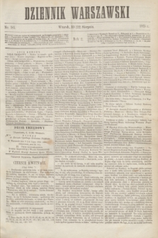 Dziennik Warszawski. R.2, nr 185 (22 sierpnia 1865)