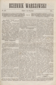 Dziennik Warszawski. R.2, nr 203 (15 września 1865)