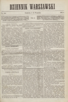 Dziennik Warszawski. R.2, nr 205 (17 września 1865)