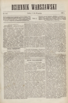 Dziennik Warszawski. R.2, nr 207 (20 września 1865)