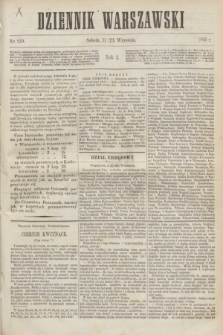Dziennik Warszawski. R.2, nr 210 (23 września 1865)