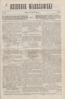 Dziennik Warszawski. R.2, nr 216 (30 września 1865)