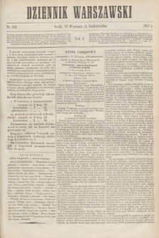 Dziennik Warszawski. R.2, nr 219 (4 października 1865)