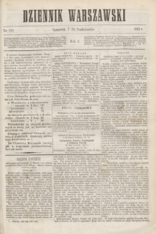 Dziennik Warszawski. R.2, nr 232 (19 października 1865)