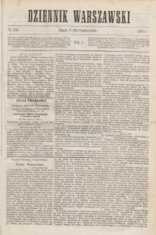Dziennik Warszawski. R.2, nr 233 (20 października 1865)