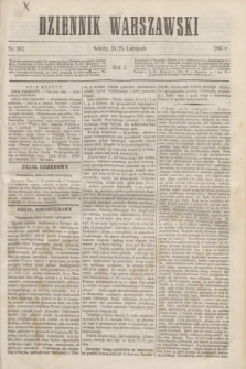 Dziennik Warszawski. R.2, nr 263 (25 listopada 1865)