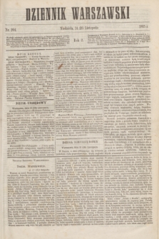 Dziennik Warszawski. R.2, nr 264 (26 listopada 1865)