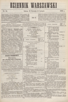 Dziennik Warszawski. R.6, nr 20 (6 lutego 1869)