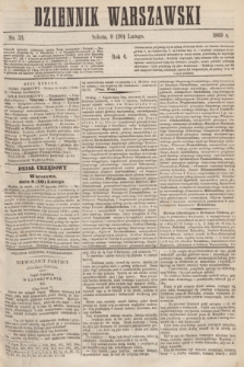 Dziennik Warszawski. R.6, nr 33 (20 lutego 1869)