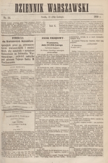 Dziennik Warszawski. R.6, nr 36 (24 lutego 1869) + dod.