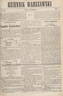 Dziennik Warszawski. R.6, nr 49 (13 marca 1869)