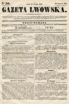 Gazeta Lwowska. 1853, nr 286