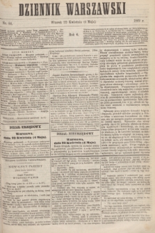 Dziennik Warszawski. R.6, nr 88 (4 maja 1869)