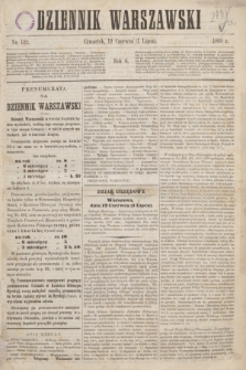 Dziennik Warszawski. R.6, nr 132 (1 lipca 1869) + dod.