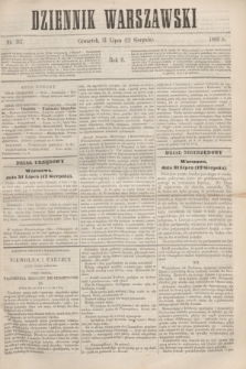 Dziennik Warszawski. R.6, nr 167 (12 sierpnia 1869)