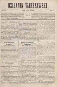 Dziennik Warszawski. R.6, nr 168 (13 sierpnia 1869) + dod.