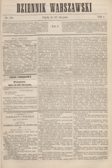 Dziennik Warszawski. R.6, nr 180 (27 sierpnia 1869)