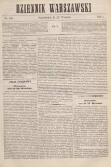 Dziennik Warszawski. R.6, nr 203 (27 września 1869)