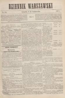 Dziennik Warszawski. R.6, nr 224 (21 października 1869)