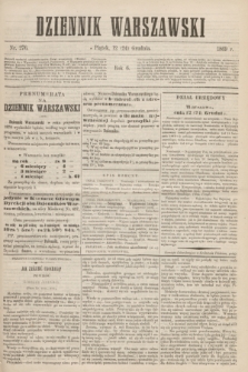 Dziennik Warszawski. R.6, nr 276 (24 grudnia 1869)