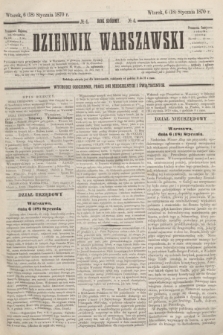 Dziennik Warszawski. R.7, № 4 (18 stycznia 1870) + dod.