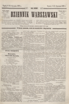 Dziennik Warszawski. R.7, № 7 (21 stycznia 1870) + dod.