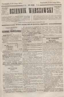 Dziennik Warszawski. R.7, № 38 (28 lutego 1870) + dod.
