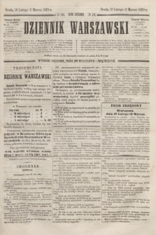 Dziennik Warszawski. R.7, № 40 (2 marca 1870) + dod.