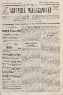 Dziennik Warszawski. R.7, № 44 (8 marca 1870) + dod.