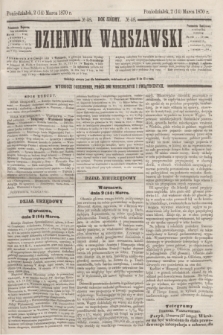 Dziennik Warszawski. R.7, № 48 (14 marca 1870) + dod.