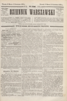 Dziennik Warszawski. R.7, № 72 (12 kwietnia 1870) + dod.