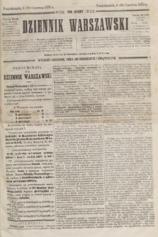 Dziennik Warszawski. R.7, № 124 (20 czerwca 1870) + dod.