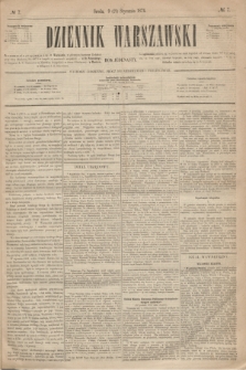 Dziennik Warszawski. R.11, № 7 (21 stycznia 1874)