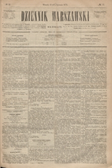 Dziennik Warszawski. R.11, № 12 (27 stycznia 1874)