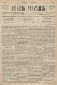 Dziennik Warszawski. R.11, № 33 (23 lutego 1874)