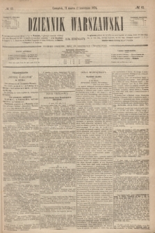 Dziennik Warszawski. R.11, № 63 (2 kwietnia 1874)