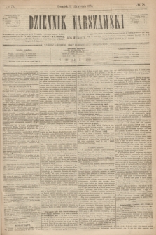 Dziennik Warszawski. R.11, № 78 (23 kwietnia 1874)