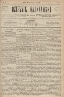 Dziennik Warszawski. R.11, № 85 (2 maja 1874)