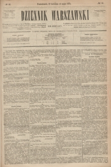 Dziennik Warszawski. R.11, № 86 (4 maja 1874)