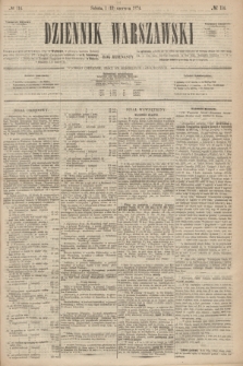 Dziennik Warszawski. R.11, № 114 (13 czerwca 1874)