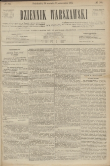 Dziennik Warszawski. R.11, № 203 (12 października 1874)