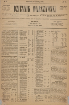 Dziennik Warszawski. R.12, № 32 (22 lutego 1875)