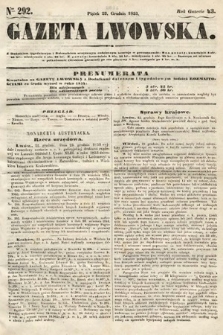 Gazeta Lwowska. 1853, nr 292