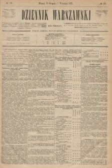 Dziennik Warszawski. R.10, № 179 (2 września 1873)