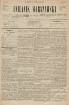 Dziennik Warszawski. R.10, № 192 (22 września 1873)
