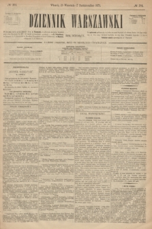 Dziennik Warszawski. R.10, № 204 (7 października 1873)